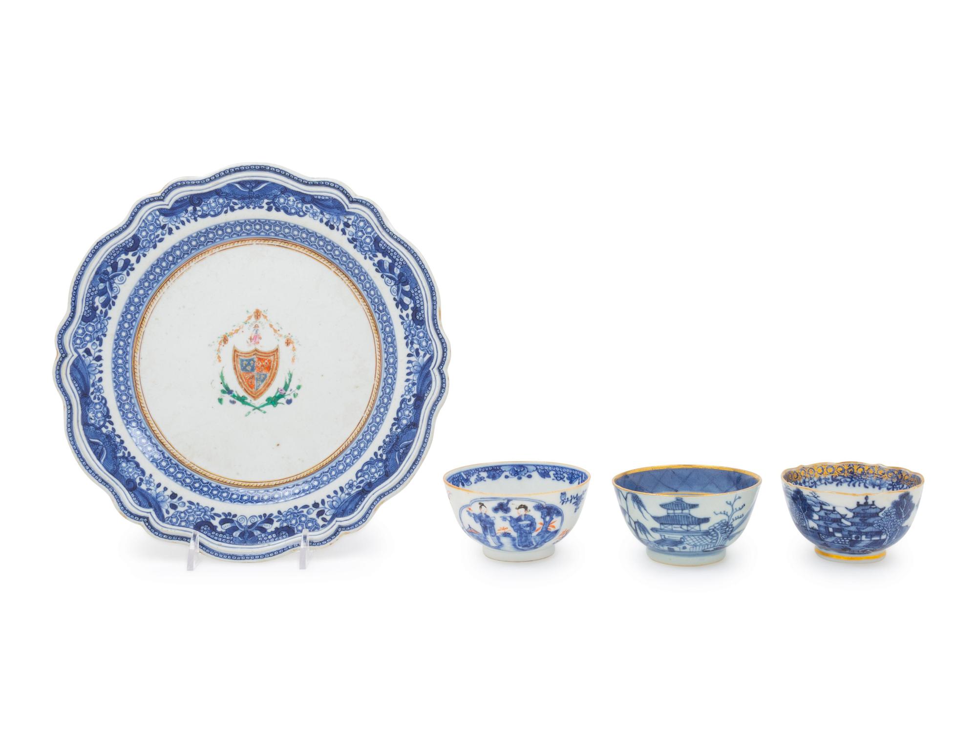 A Chinese Export Armorial Plate — 19th Century