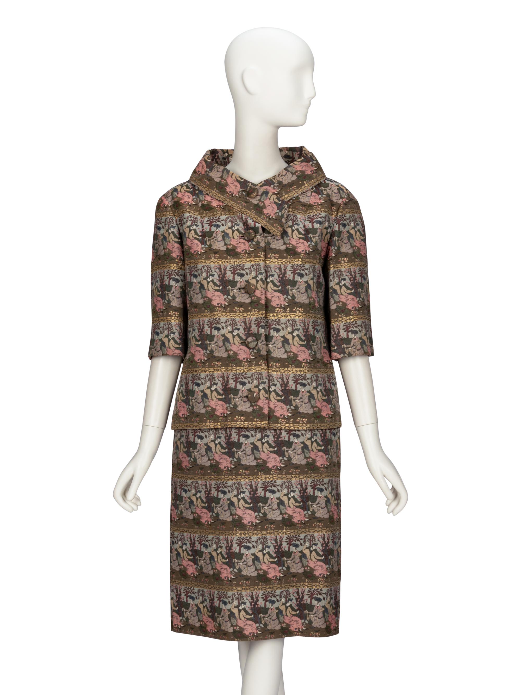 Fontana, Tapestry Jacquard Dress Suit