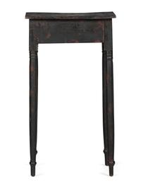 A Paint Decorated Pine One-Drawer Work Stand