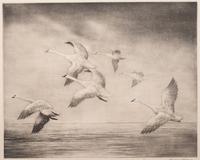 A Group of Three Dry-Point Etchings by Roland Clark (1847-1957)