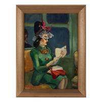Cecil Crosley Bell (American, 1906–1970) — Reading a Letter, c. 1945