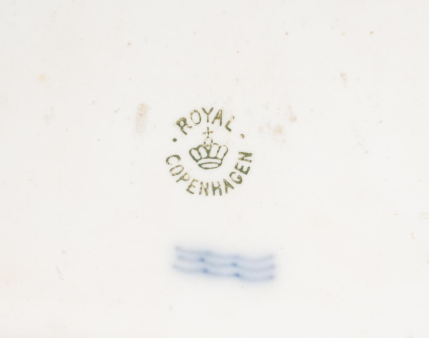 A Royal Copenhagen Flora Danica Porcelain Tray