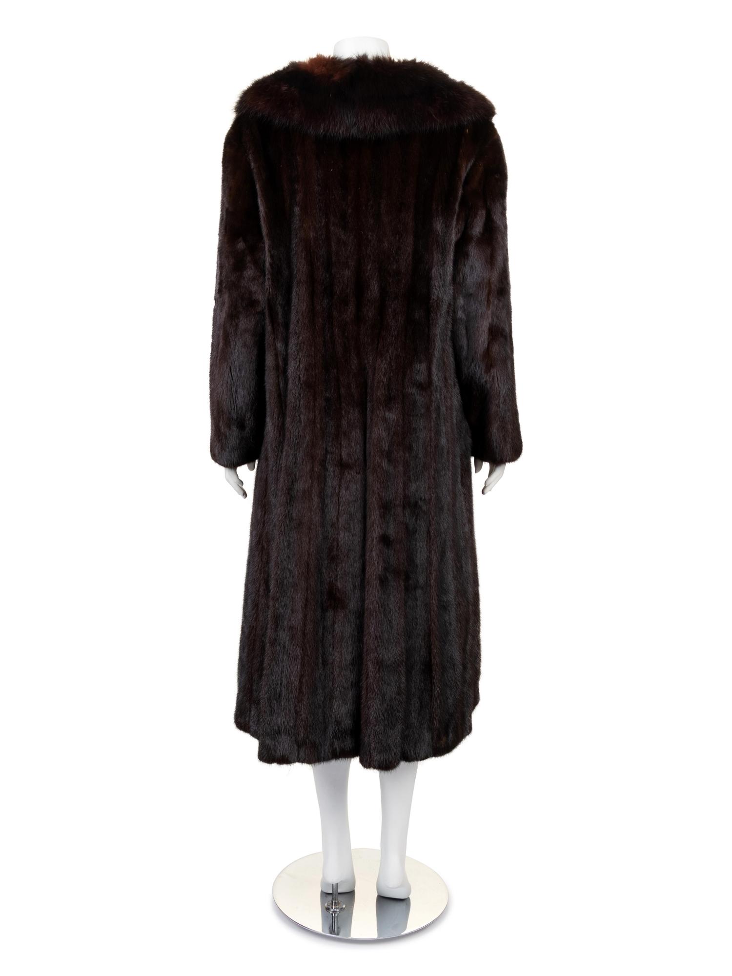 Revillon Mink Fur Coat, 1980-90s