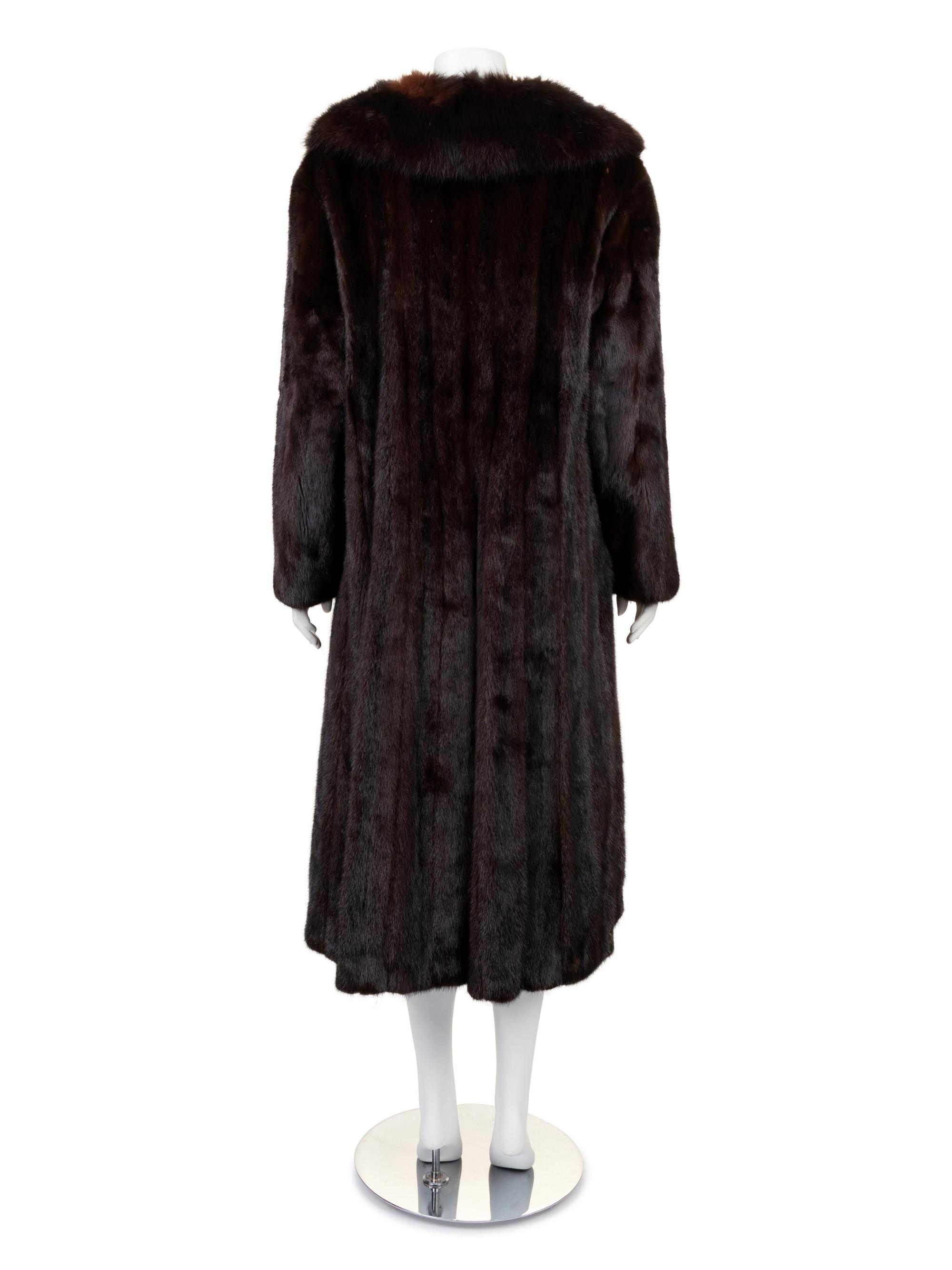 Revillon Mink Fur Coat, 1980-90s