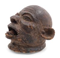 A Makonde Carved Wood Mask — Tanzania, Early 20th Century