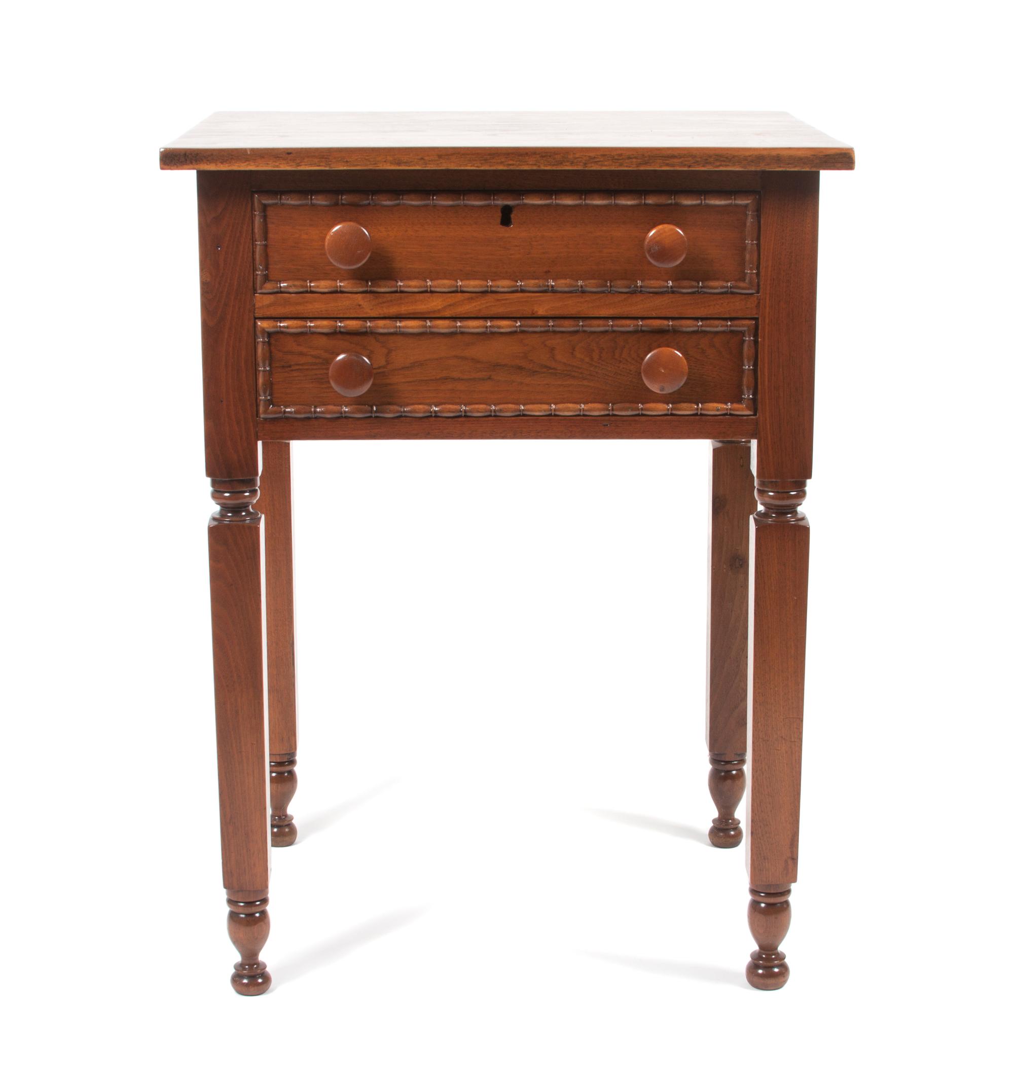 A Victorian Style Mahogany Side Table Height 28 1/2 x width 21 1/2 x depth 17 3/4 inches. — 20TH CENTURY