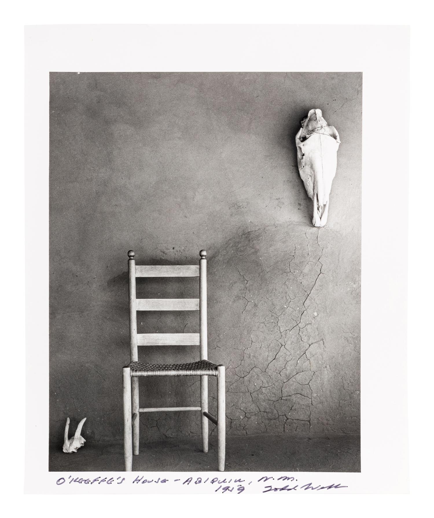 Todd Webb (1905-2000) On the Portal, Georgia O'Keeffe's Ghost Ranch House, Abiquiu, New Mexico, 1959