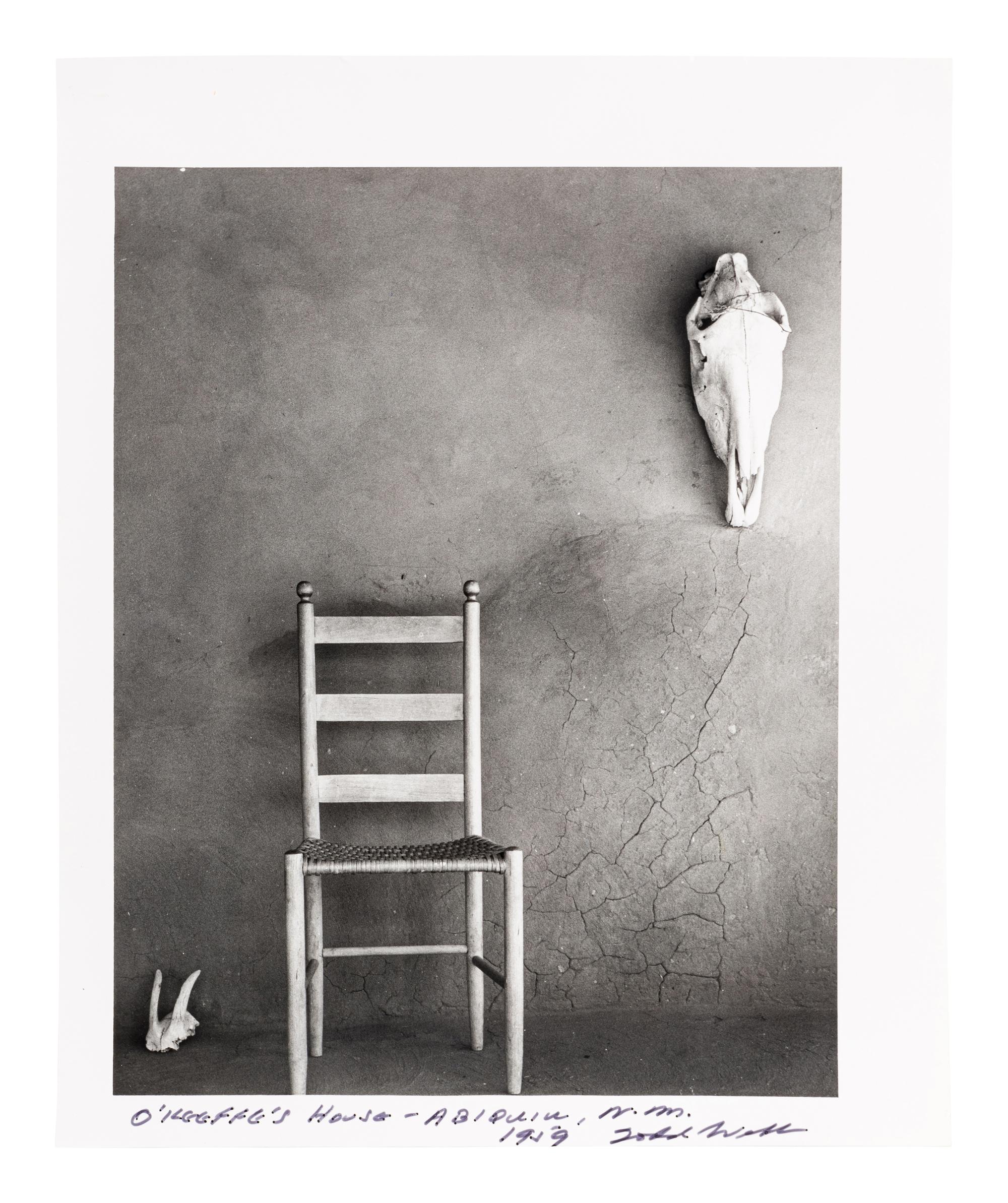 Todd Webb (1905-2000) On the Portal, Georgia O'Keeffe's Ghost Ranch House, Abiquiu, New Mexico, 1959