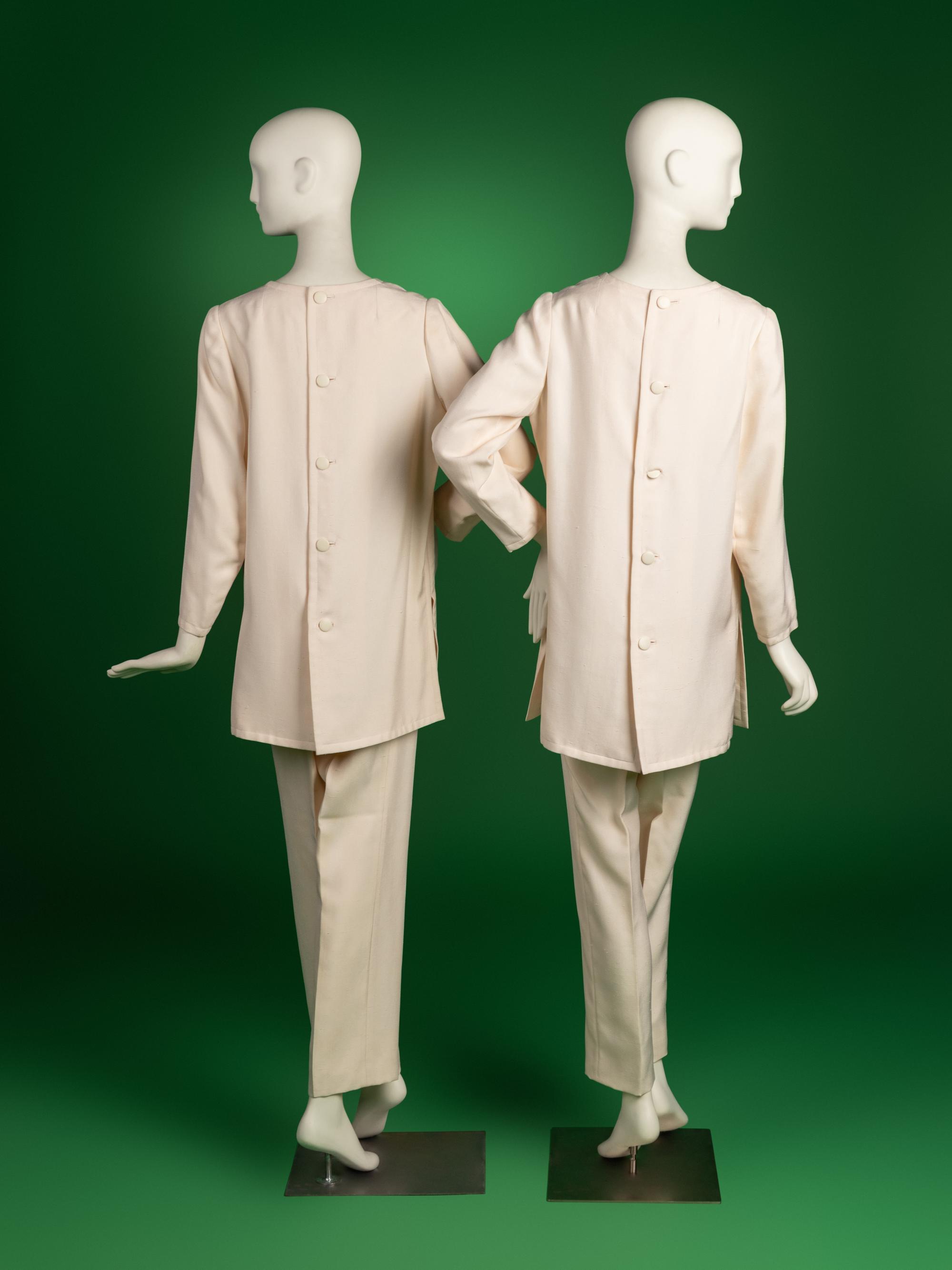 Mona von Bismarck; Two Identical Givenchy Haute Couture Ensembles