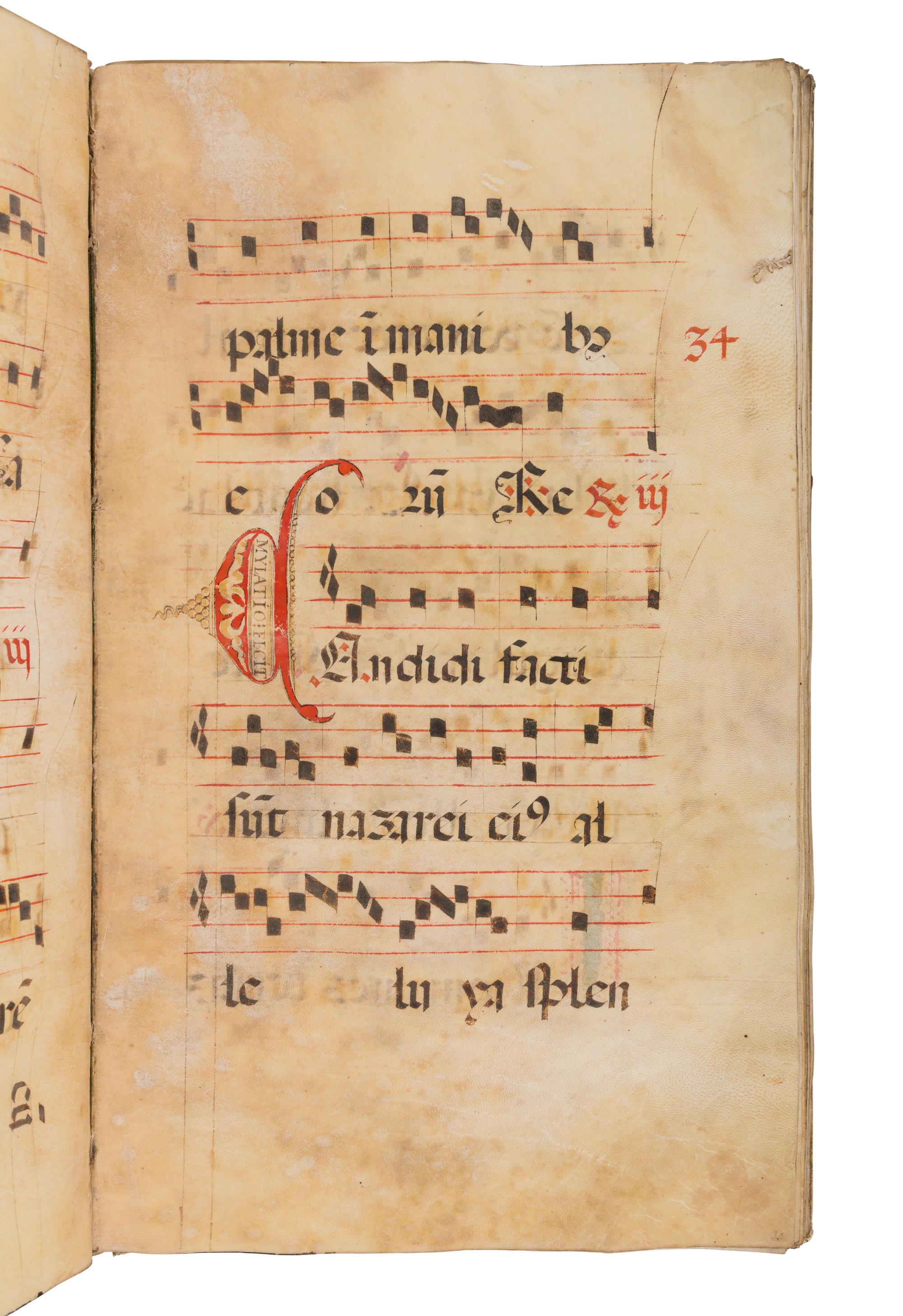 POLISH CHOIR BOOK Sanctoral, use of Dominicans, in Latin, illuminated manuscript on parchment [Poland, 1559]
