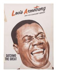 ARMSTRONG, Louis (1901-1971). Louis Armstrong and his Concert Group: Satchmo the Great . Ca 1950s.
