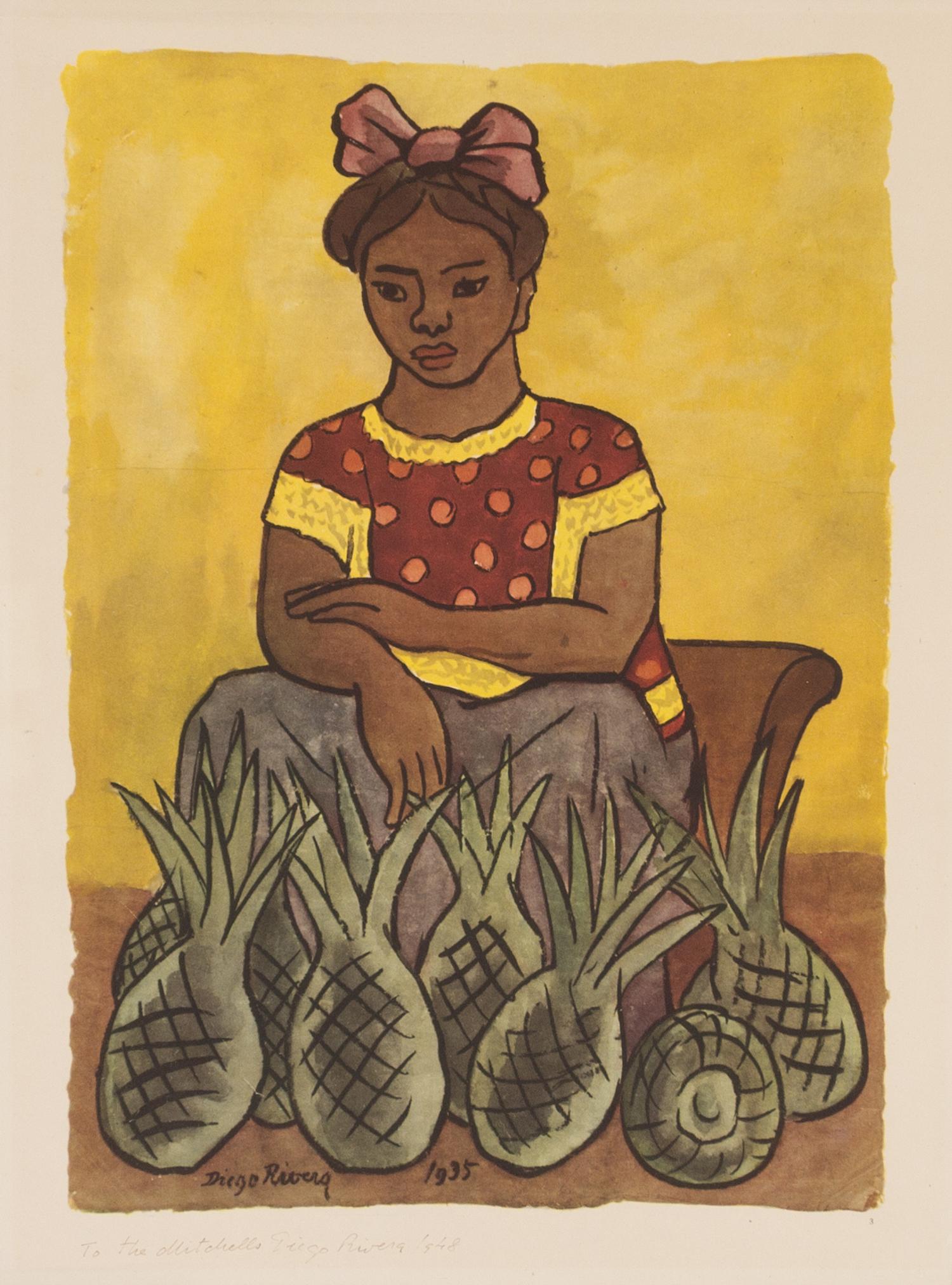 After Diego Rivera, (Mexican, 1886-1957), Acuarelas, 1935-1945 (portfolio of 19 of 25 lithographs with original jacket)