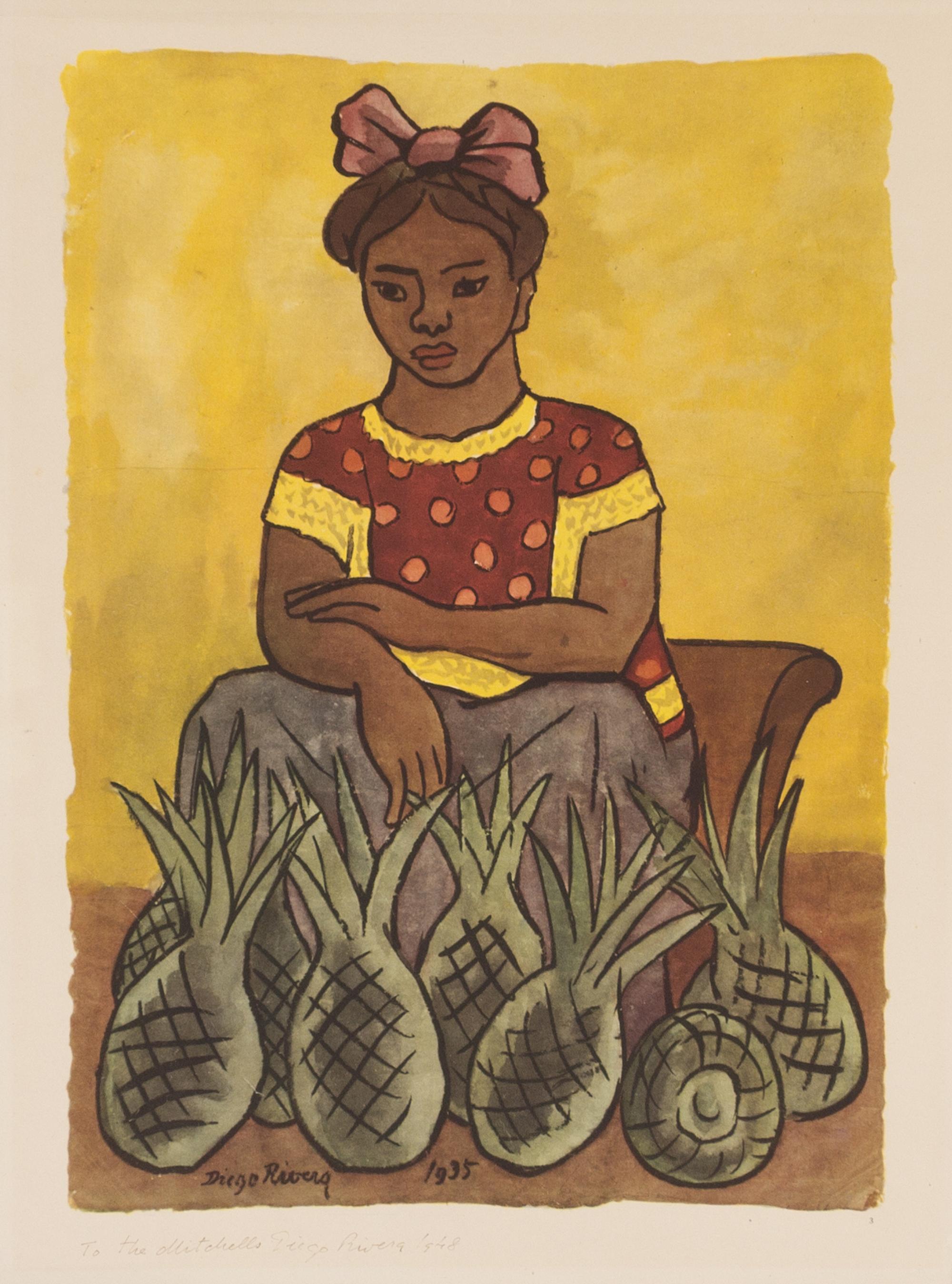 After Diego Rivera, (Mexican, 1886-1957), Acuarelas, 1935-1945 (portfolio of 19 of 25 lithographs with original jacket)
