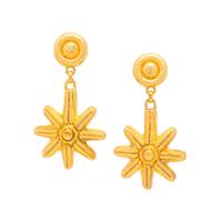 LALAOUNIS, YELLOW GOLD EARRINGS
