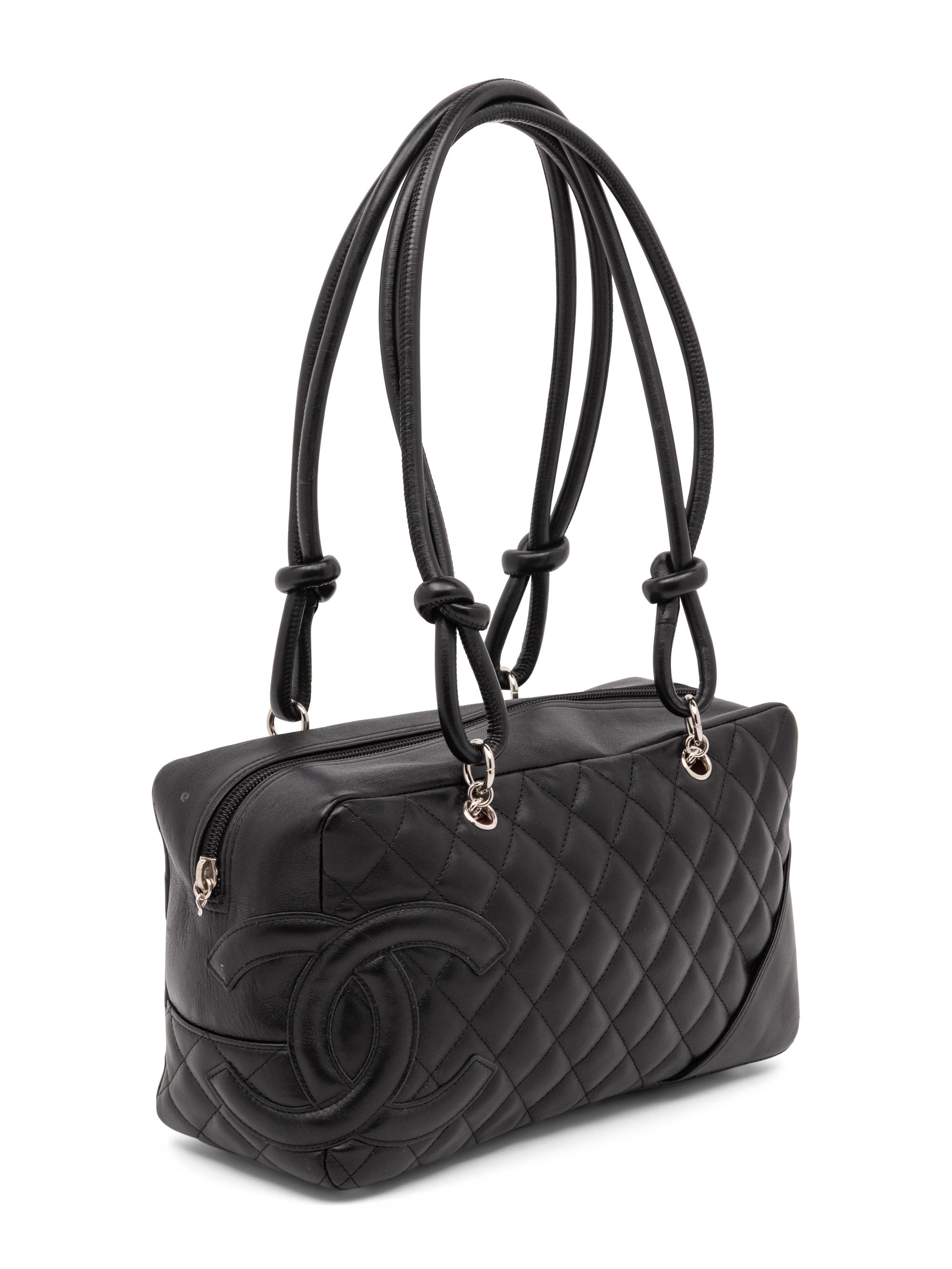 Chanel, Small Black Ligne Cambon Bag