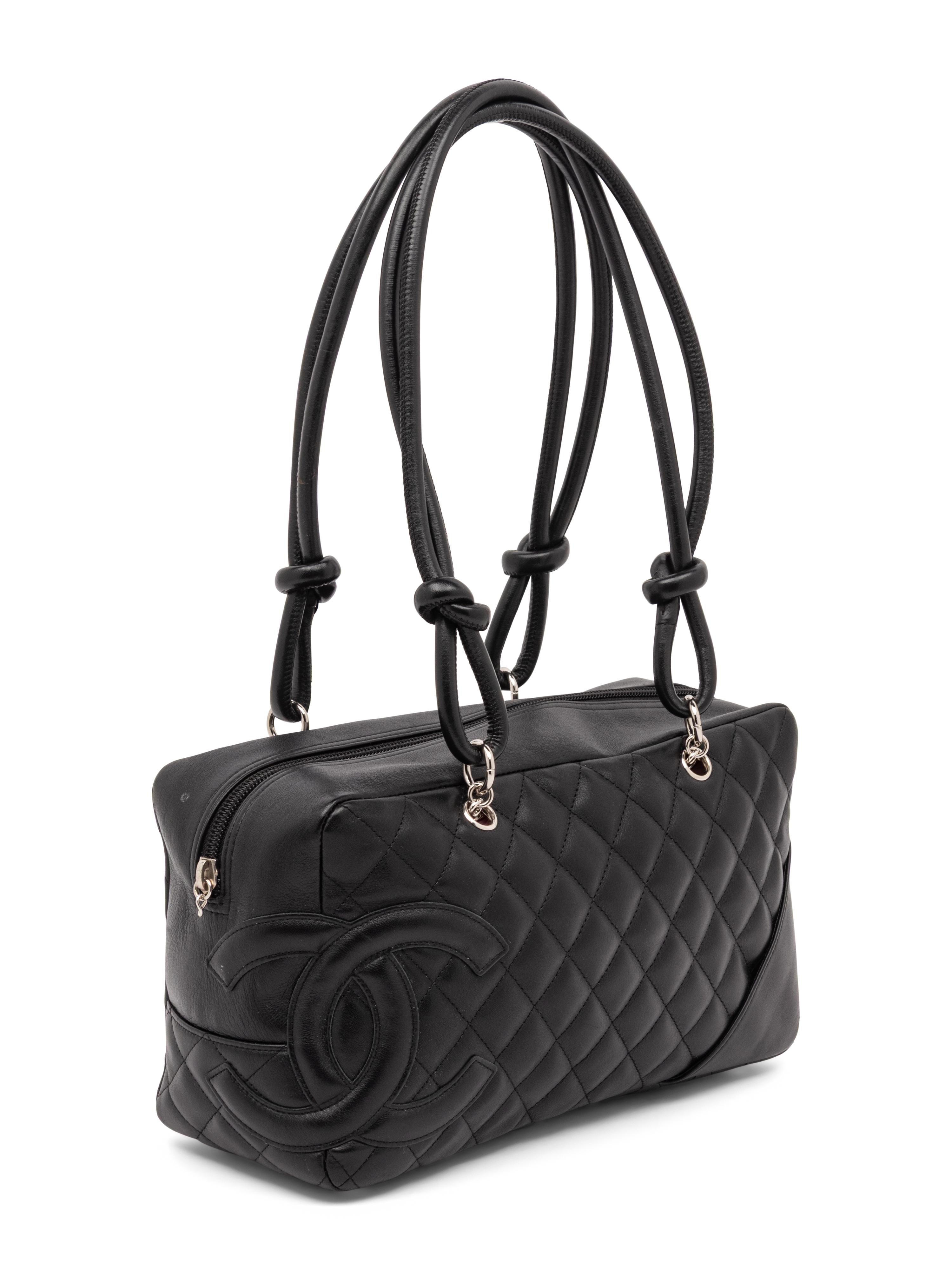 Chanel, Small Black Ligne Cambon Bag