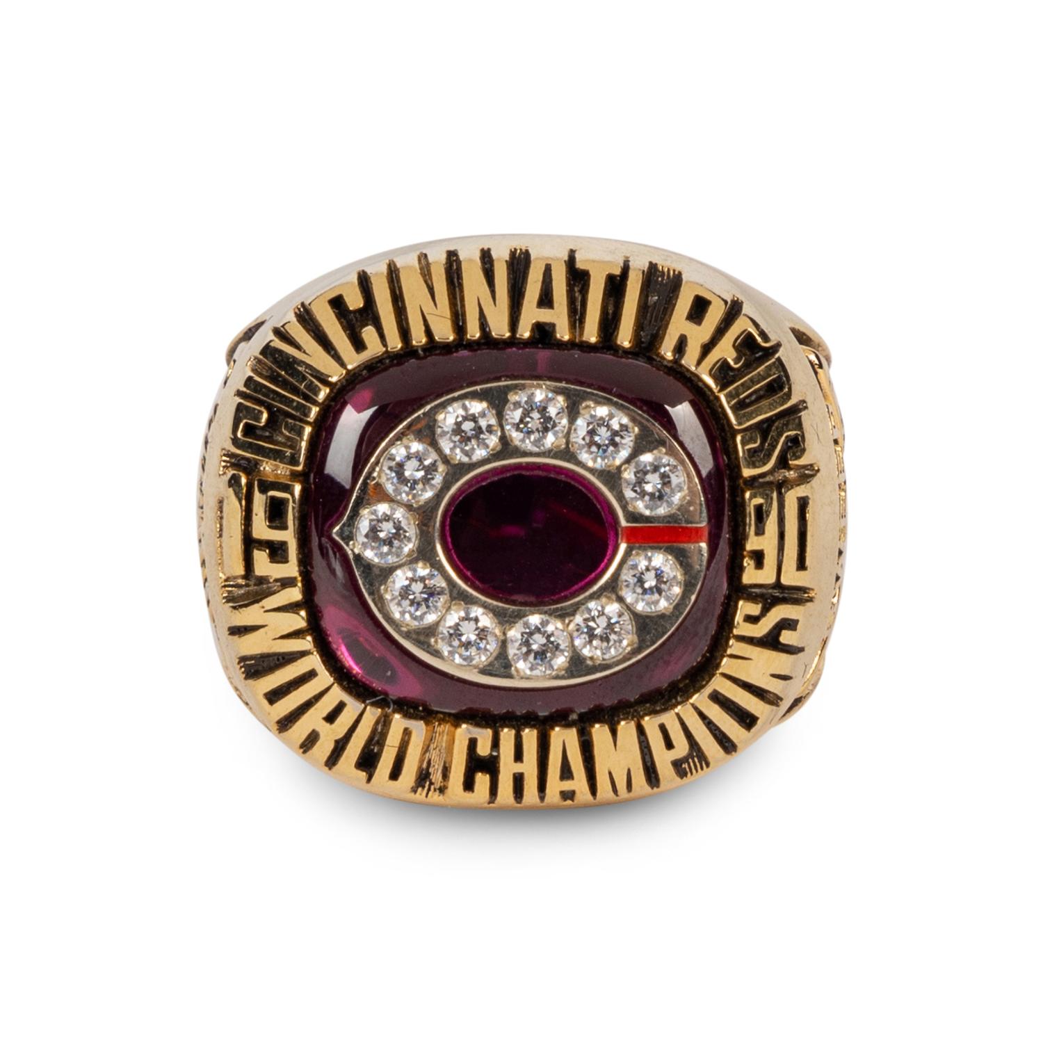 A 1990 Cincinnati Reds World Championship Salesman's Sample Ring,