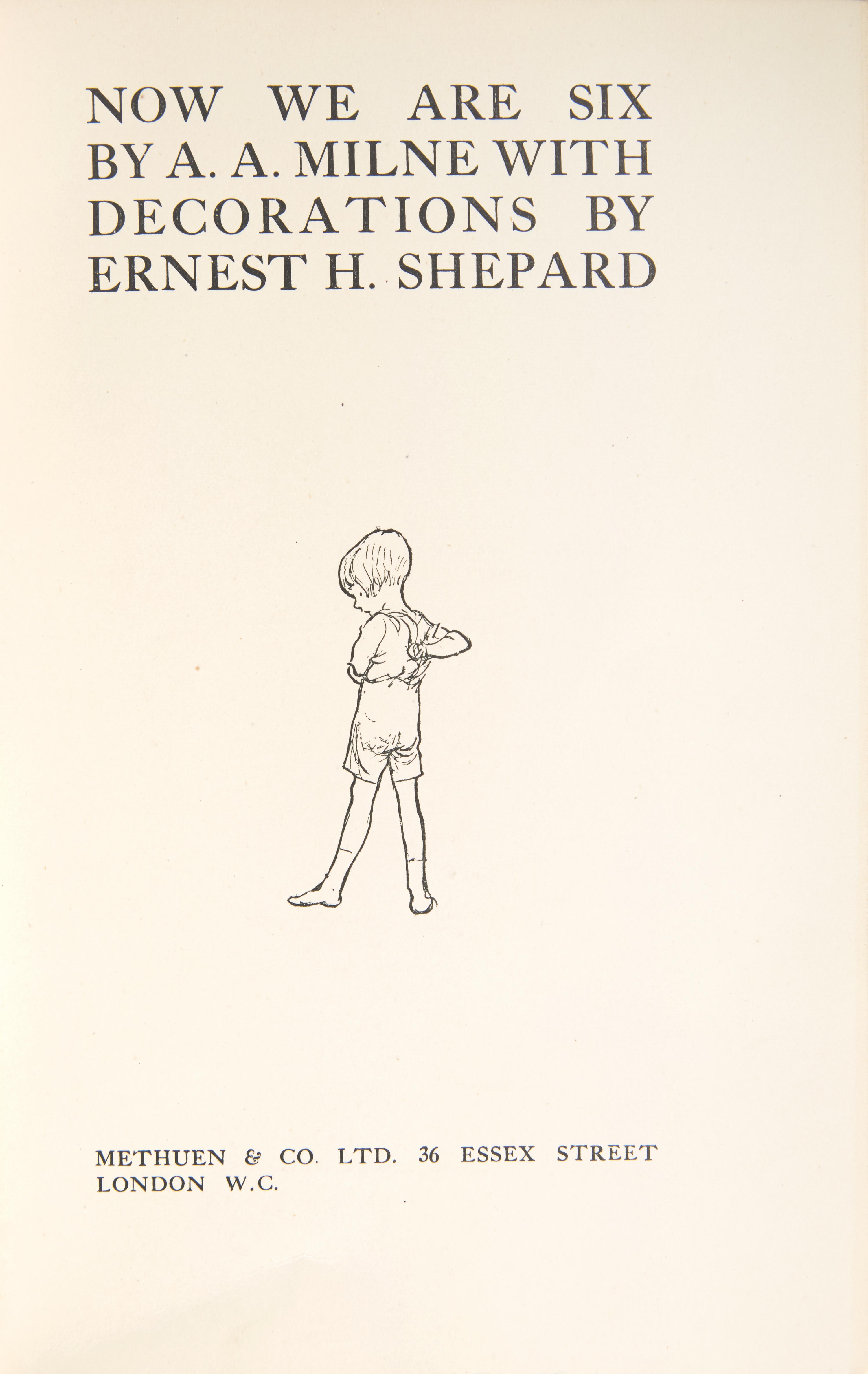 [Children's & Illustrated] Milne, A.A. Now We Are Six