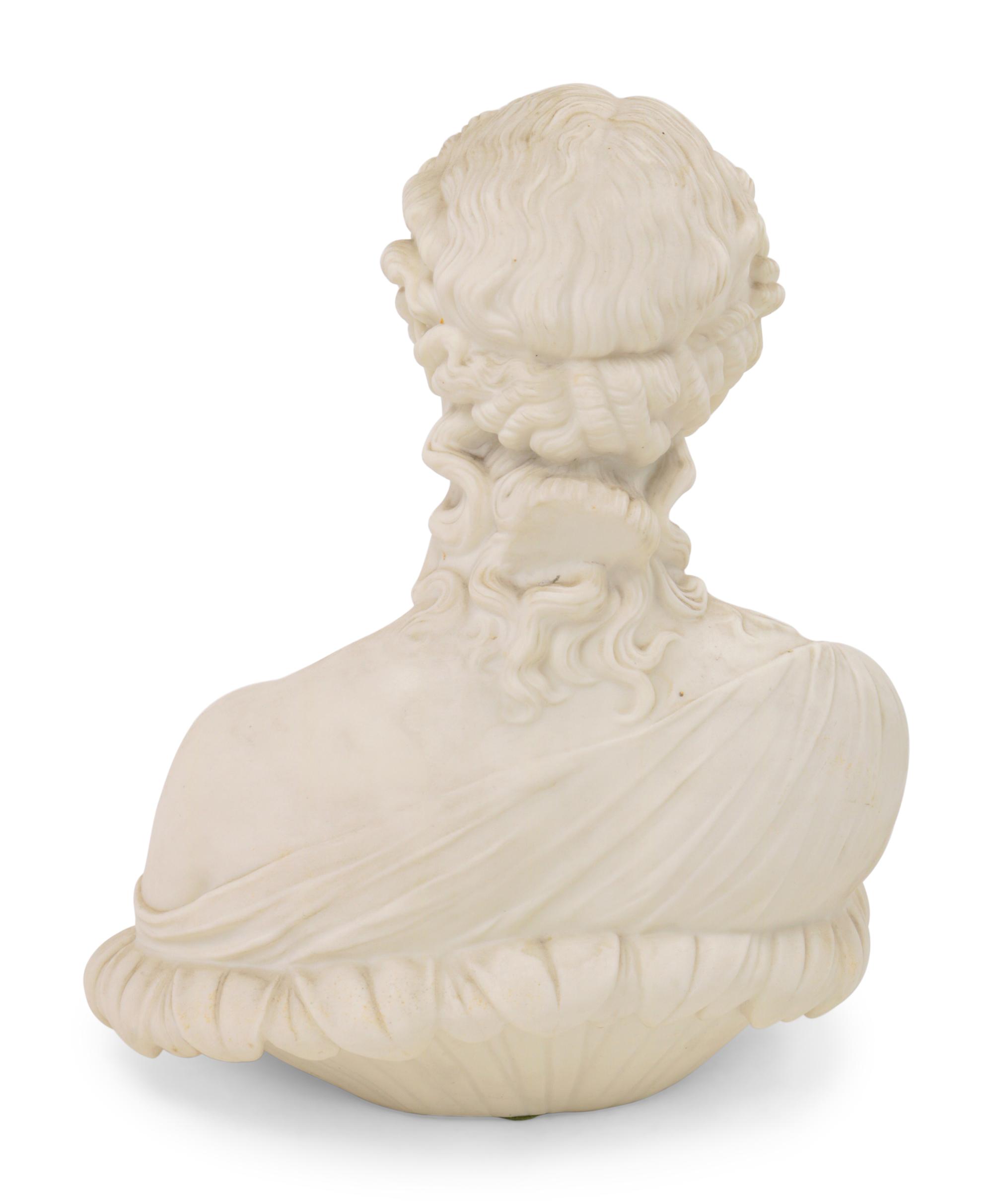 An Italian Parian Ware Bust of Clytie