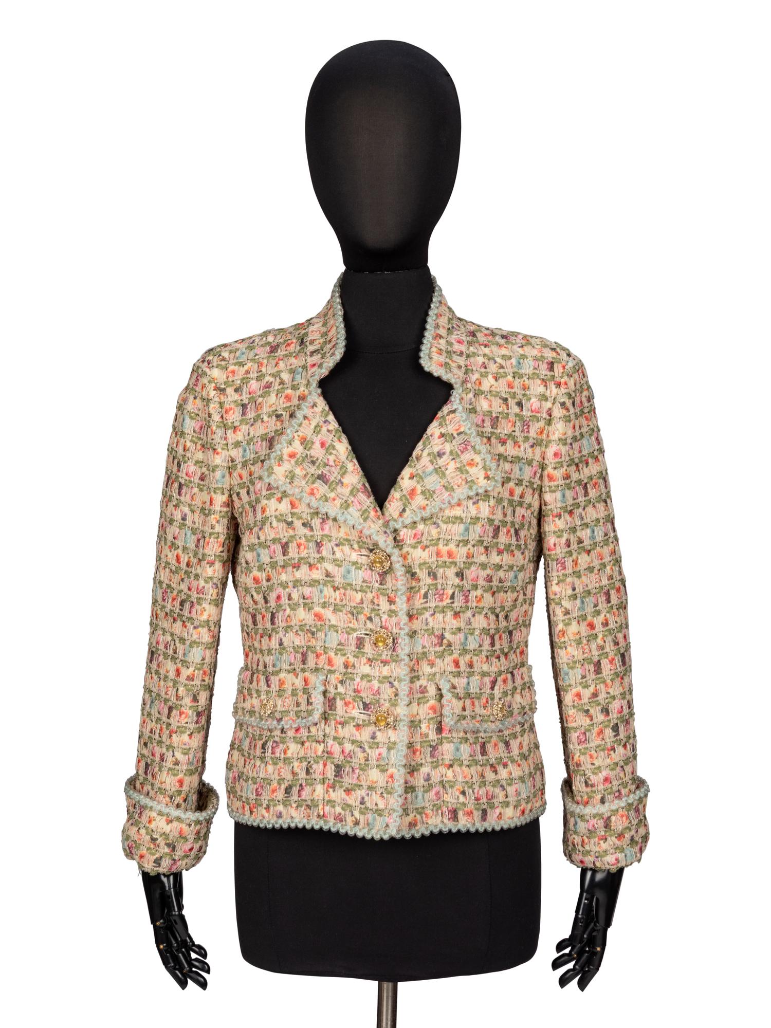 Chanel, Floral Fantasy Tweed Jacket