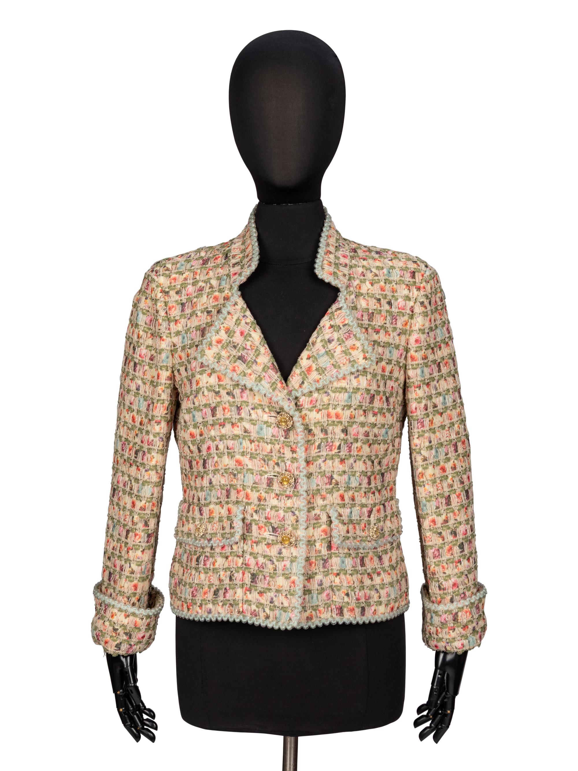Chanel, Floral Fantasy Tweed Jacket