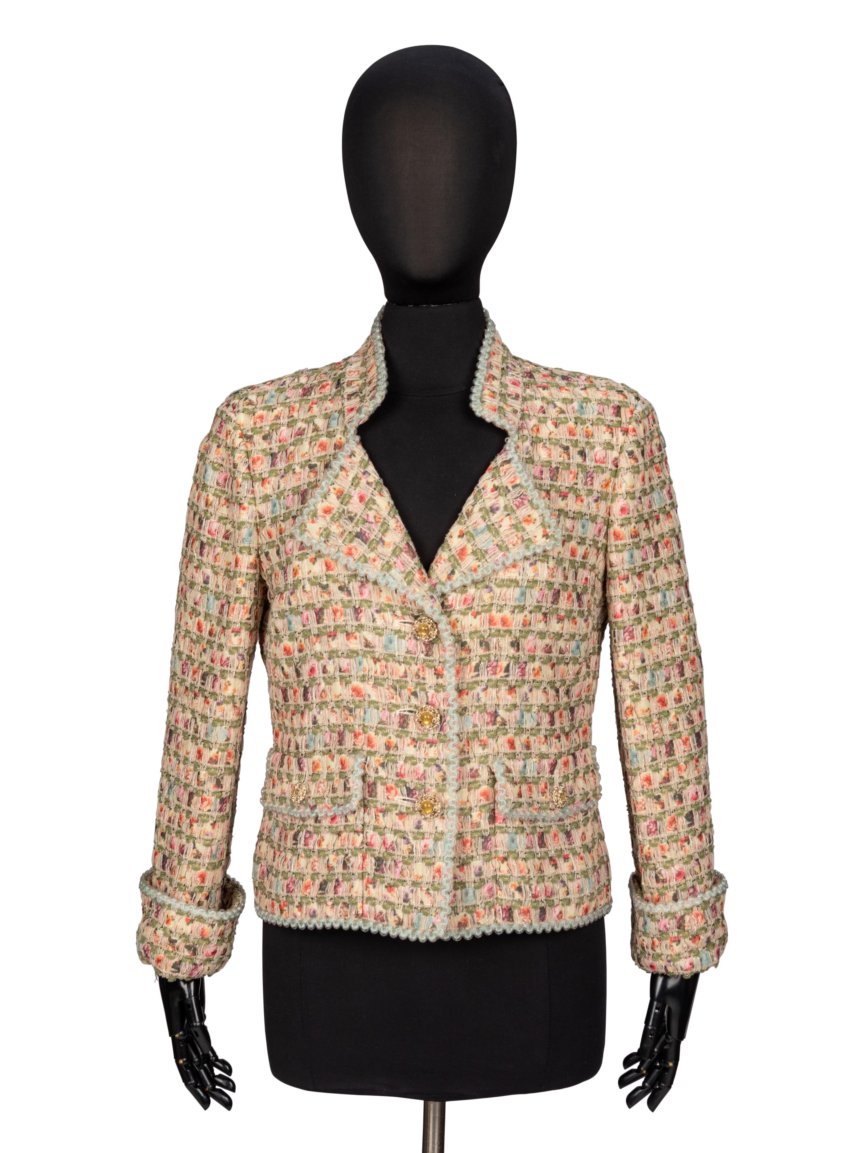 Chanel, Floral Fantasy Tweed Jacket