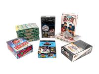 A Large Group of Unopened Hockey Card Material,