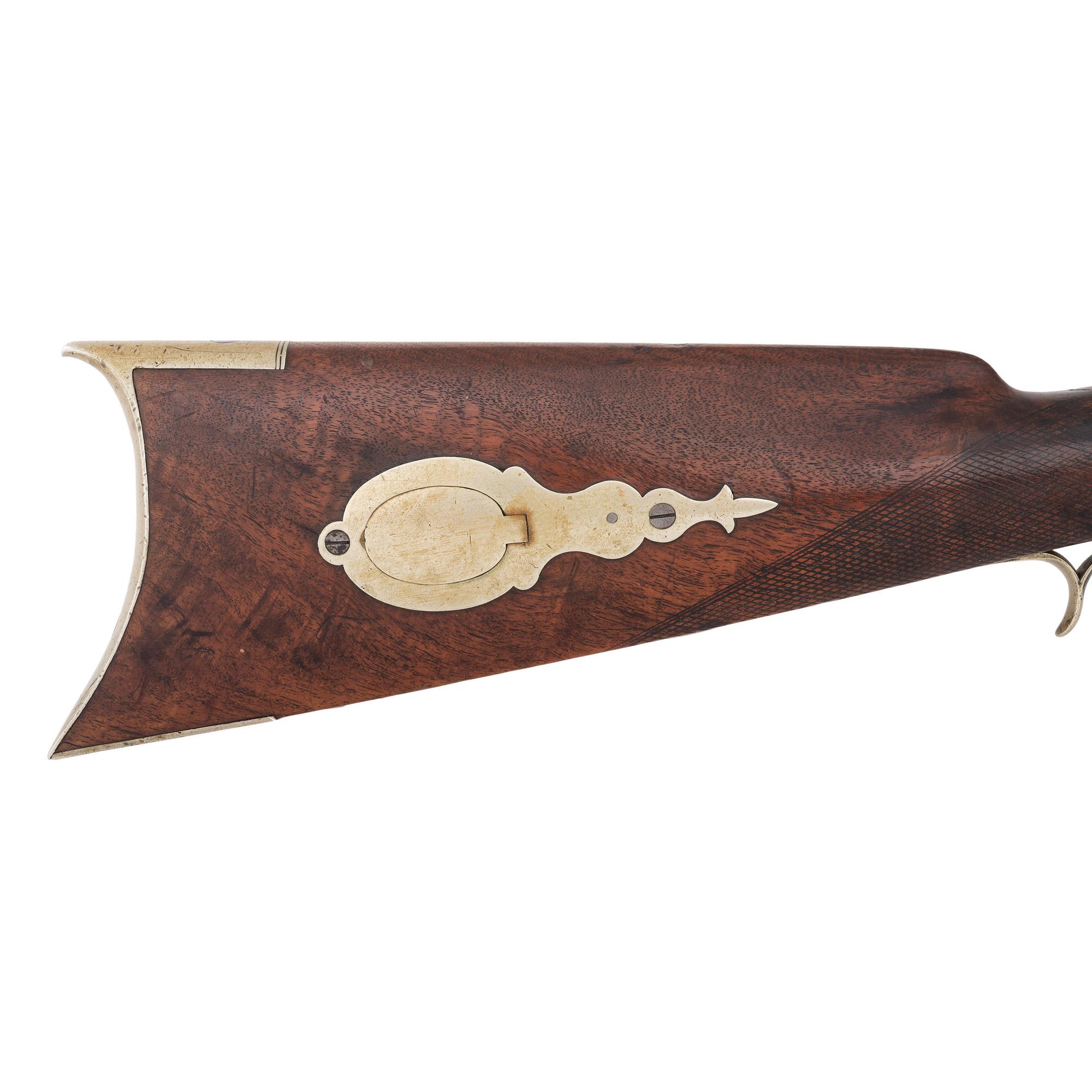 Heavy Barrel Percussion Plains Rifle by Wurfflein
