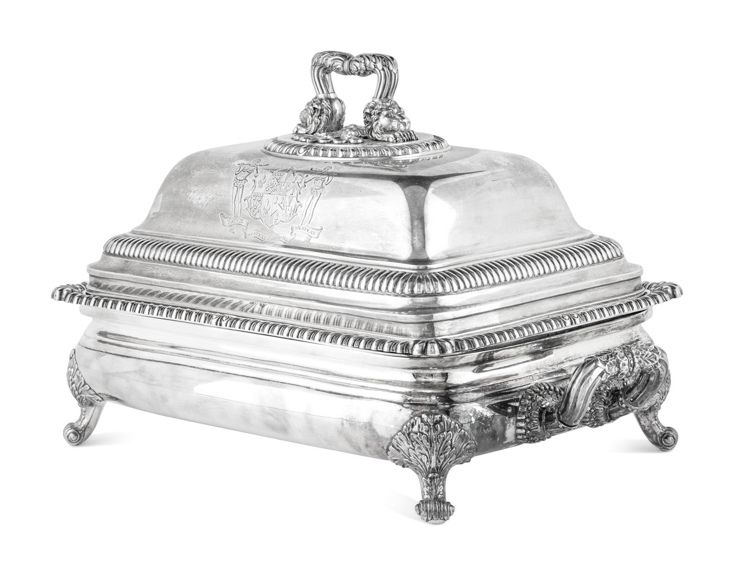 A Paul Storr Silver Covered Entrée Dish