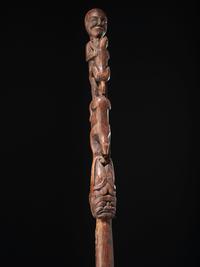 Northwest Coast Carved Speaker Staff