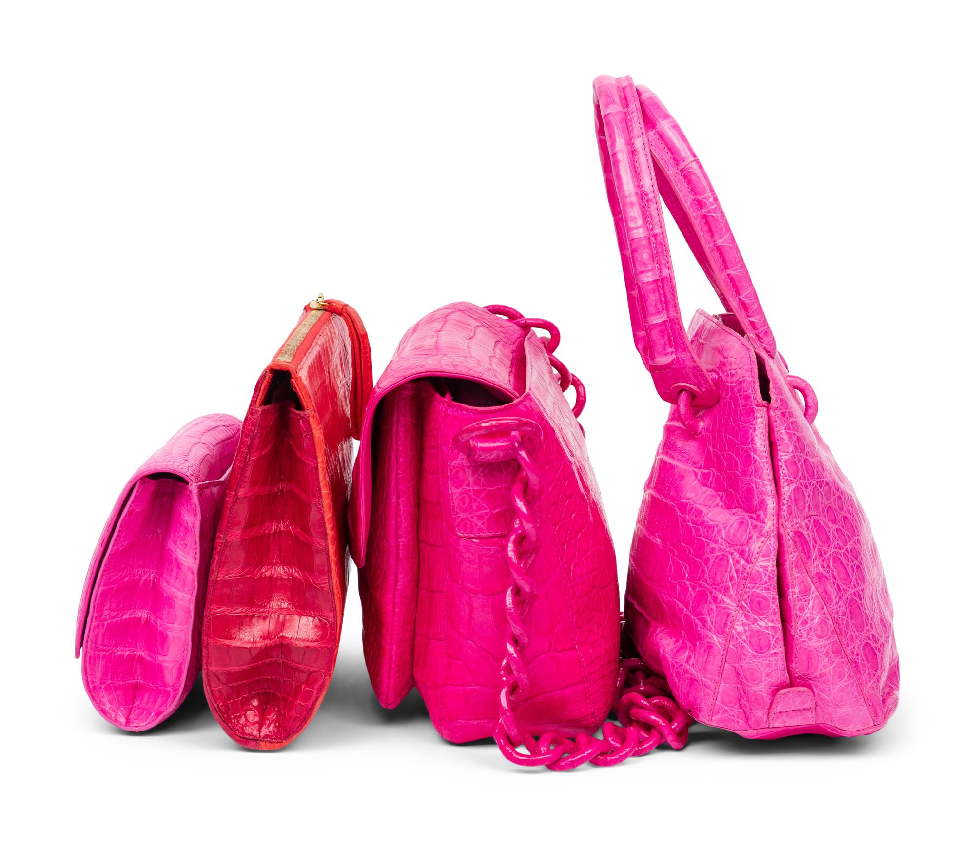 Nancy Gonzalez, Four Pink Bags