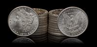 A Group of Twenty United States 1879-S Morgan Silver Dollar Coins