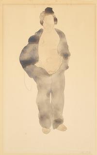 Auguste Rodin (French, 1840-1917) — Femme au Pyjama Noir Entrouvert, c. 1900