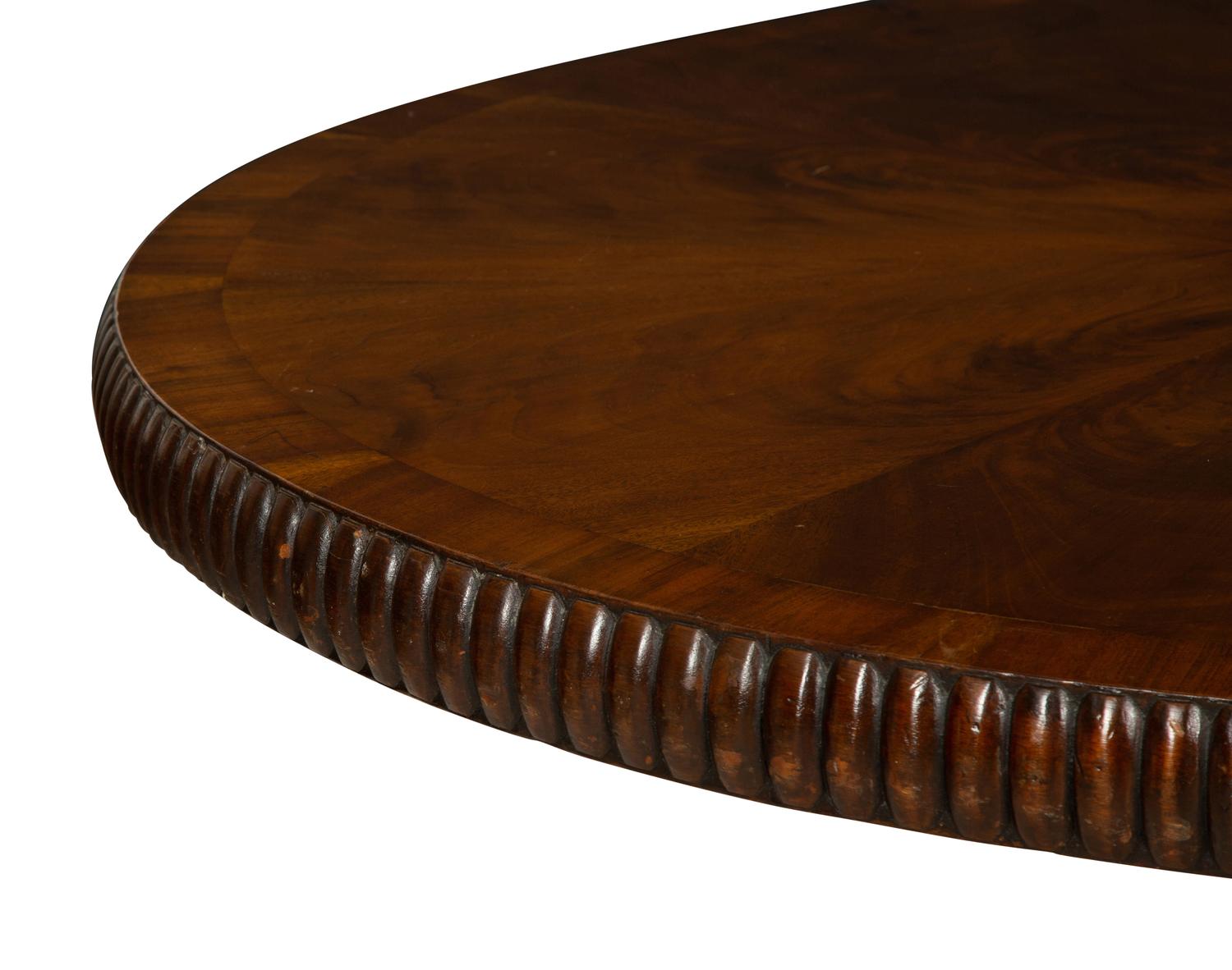 A William IV Mahogany Pedestal Dining Table