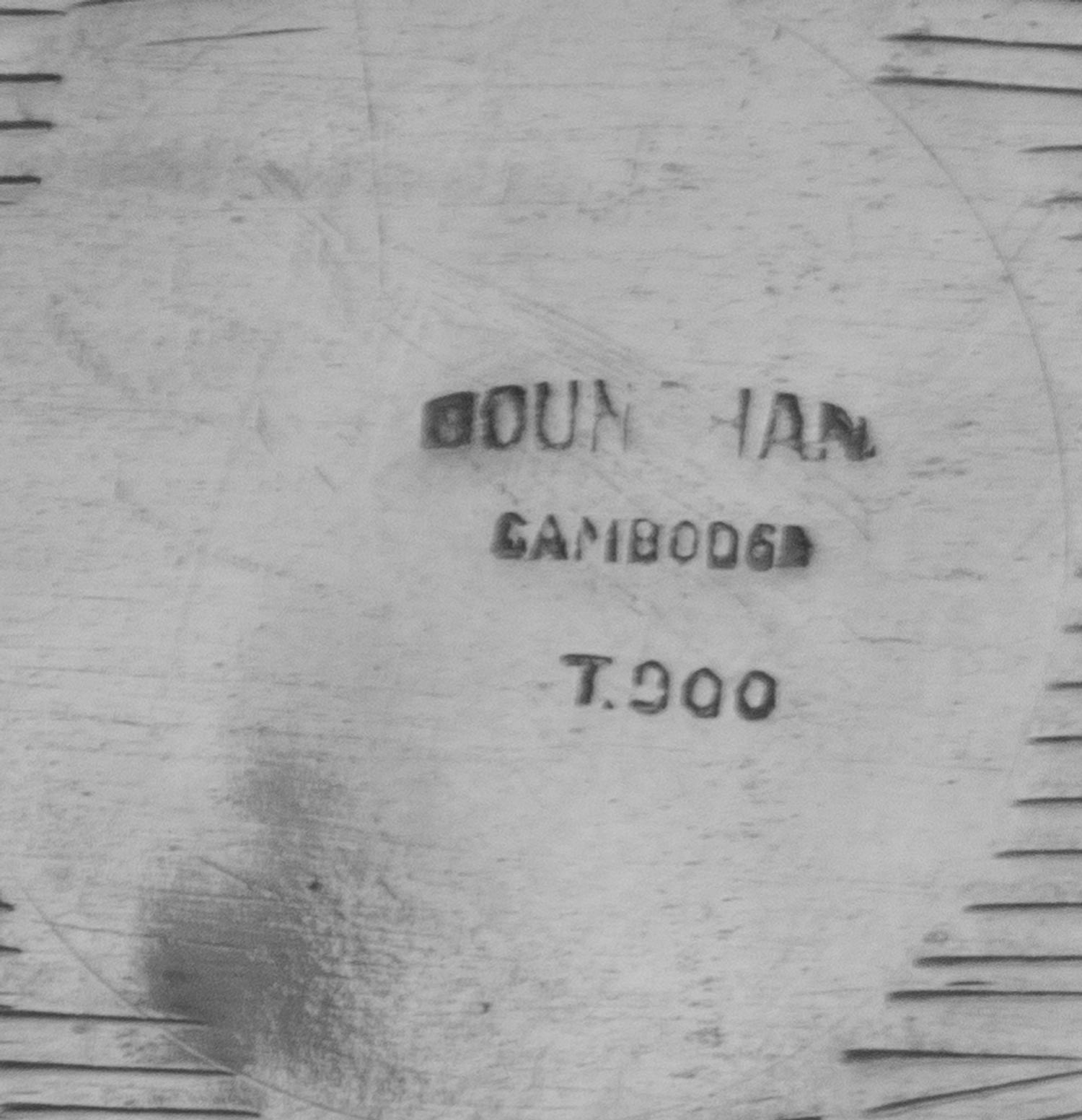A Cambodian Silver Zoomorphic Table Casket