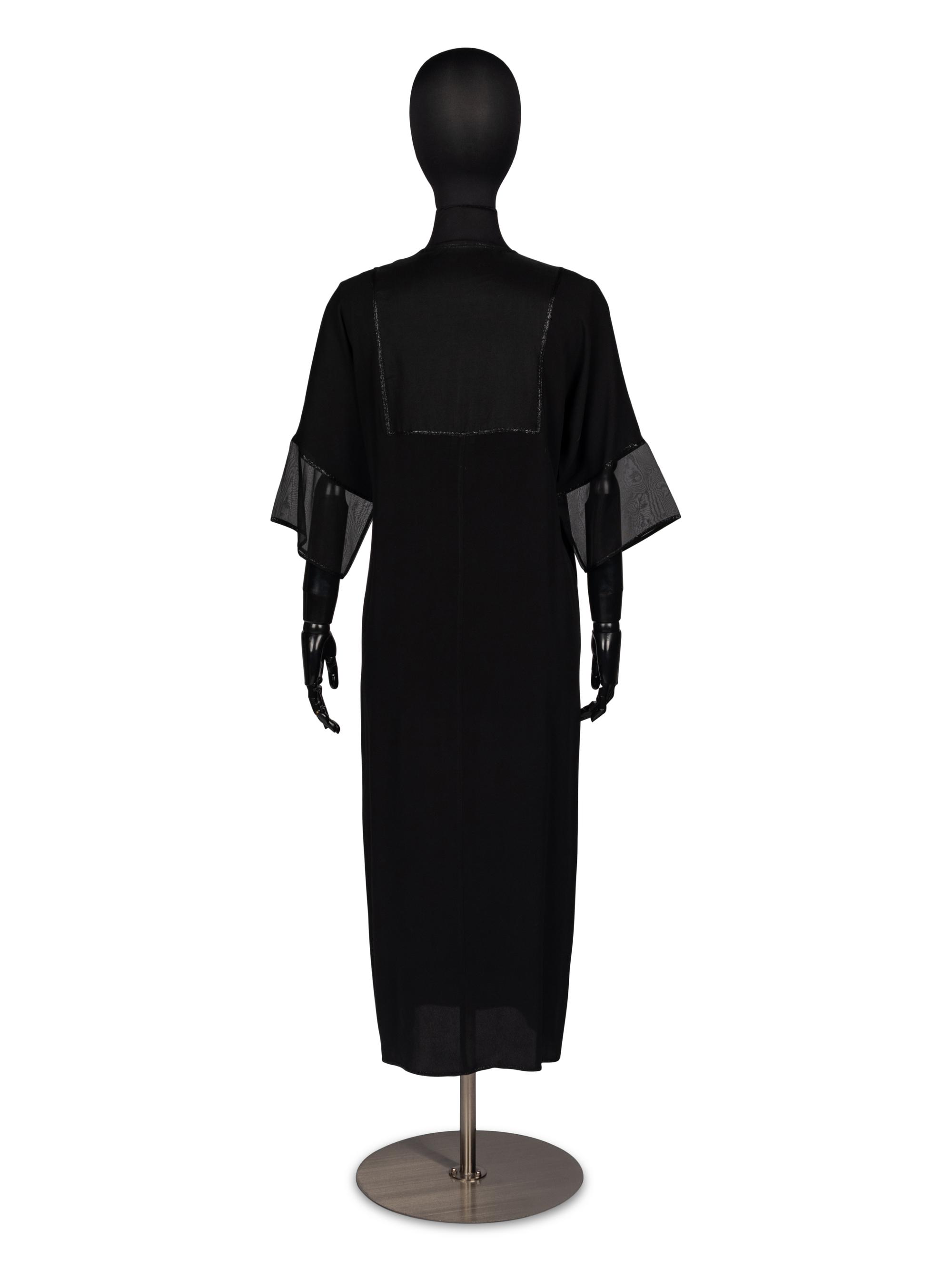Geoffrey Beene Silk Semi-Sheer Dress