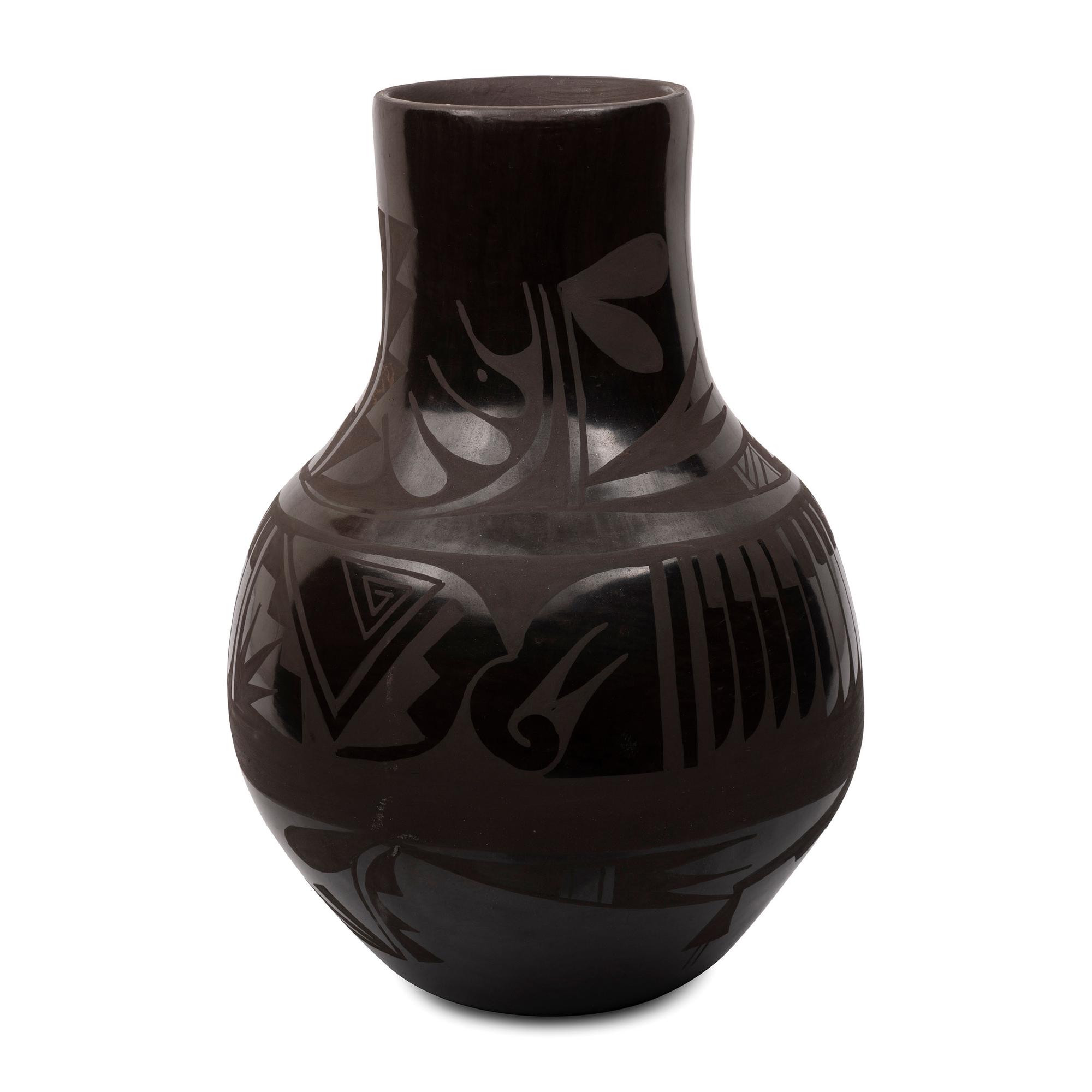 Blackware Pottery Vase