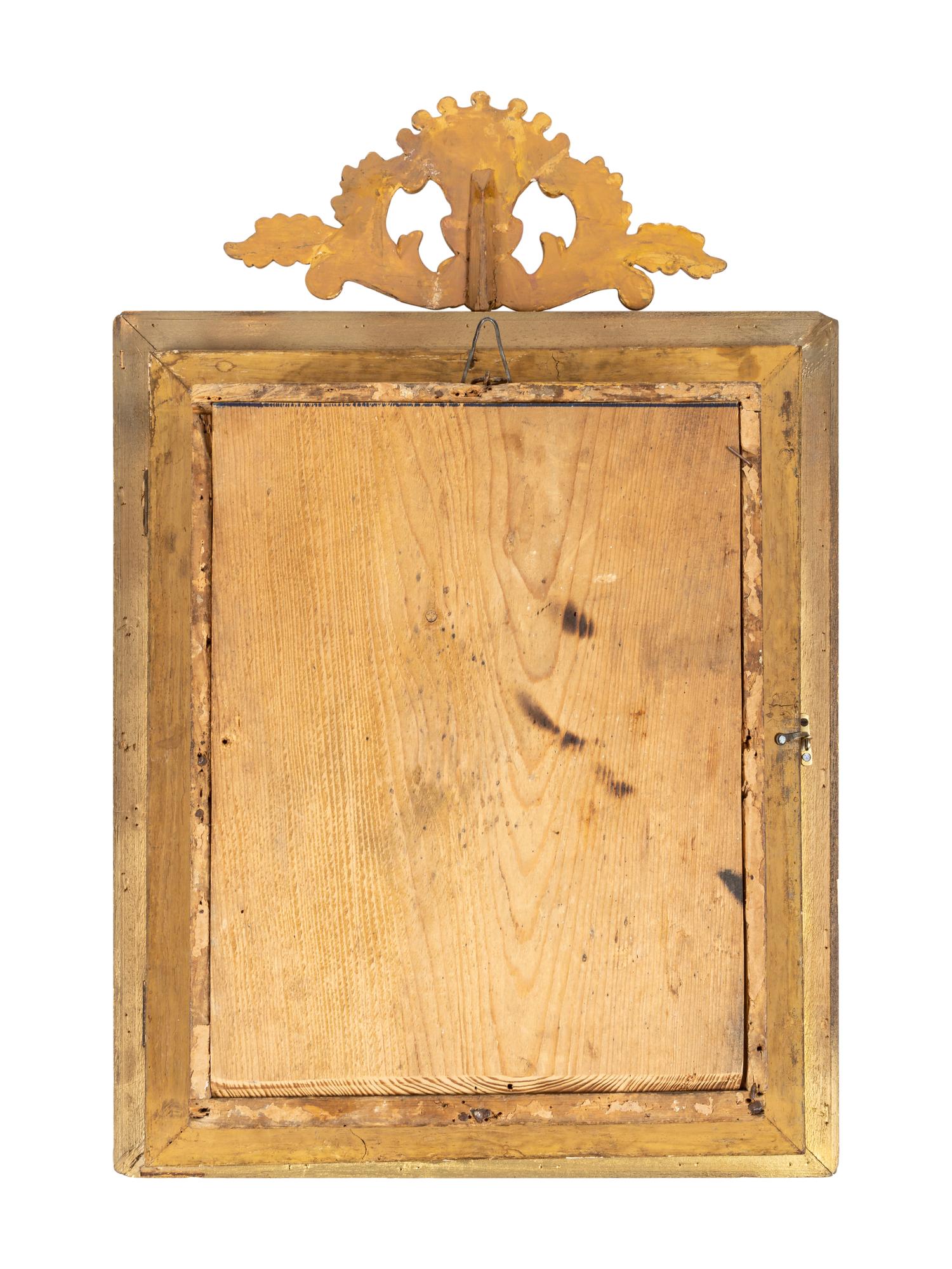 An Austrian Giltwood Wall Clock