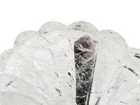 A Set of Three Rock Crystal Shell-Shaped Dishes