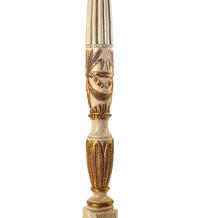 An Adam Style Painted and Parcel Gilt King-Size Tester Bed