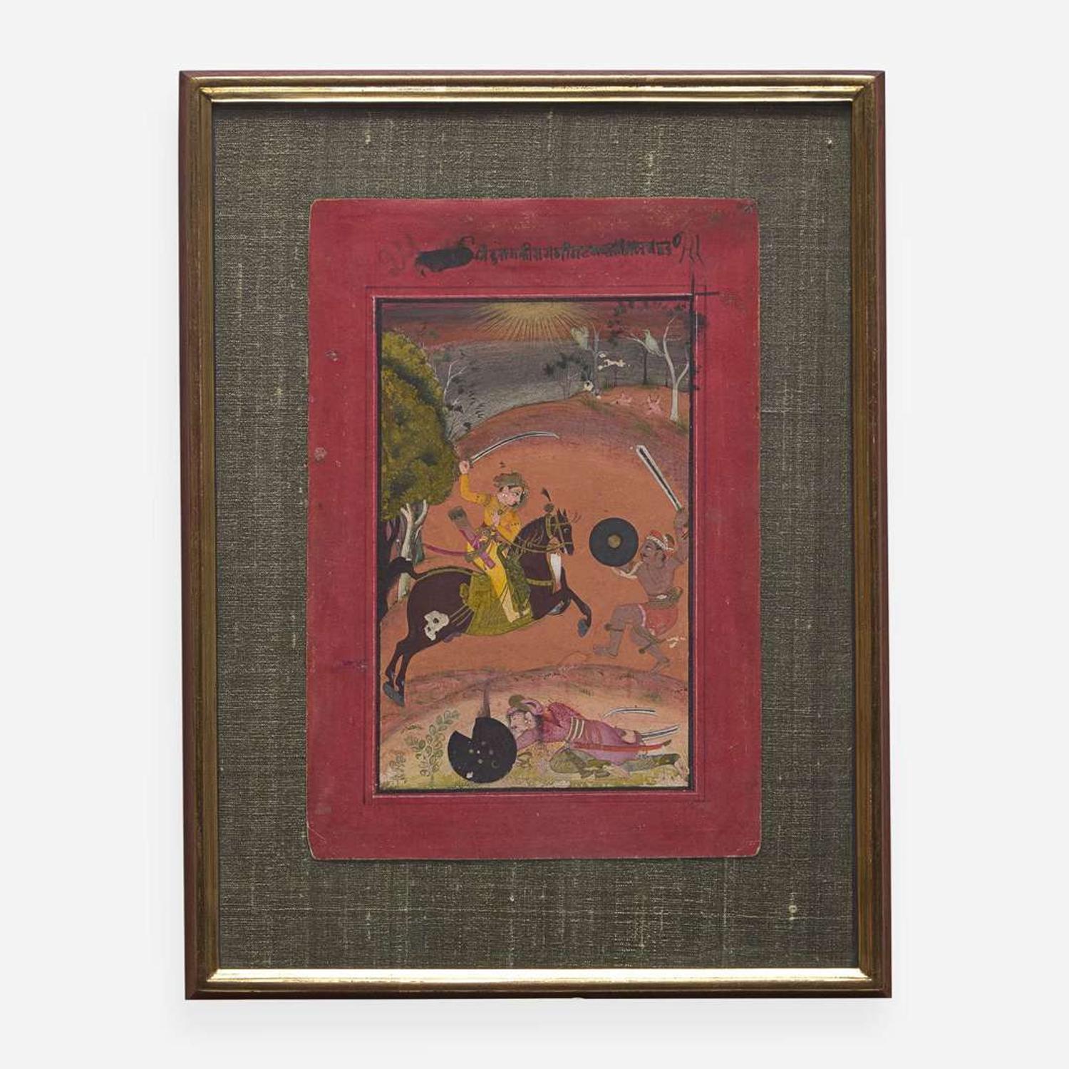 An Indian portrait of Jagat Singh II; and Nata Ragini from a dispersed ragamala 印度人物画两幅 18th century ????