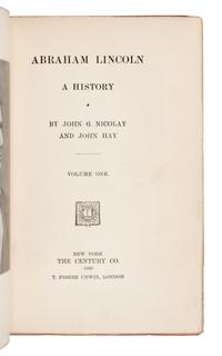 [LINCOLN, Abraham]. A group of 27 works about Lincoln, including: