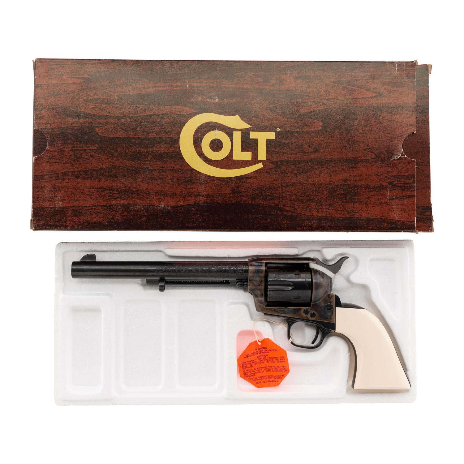 *Colt Theodore Roosevelt Commemorative Single Action Army with Factory Display Case and original shipping box