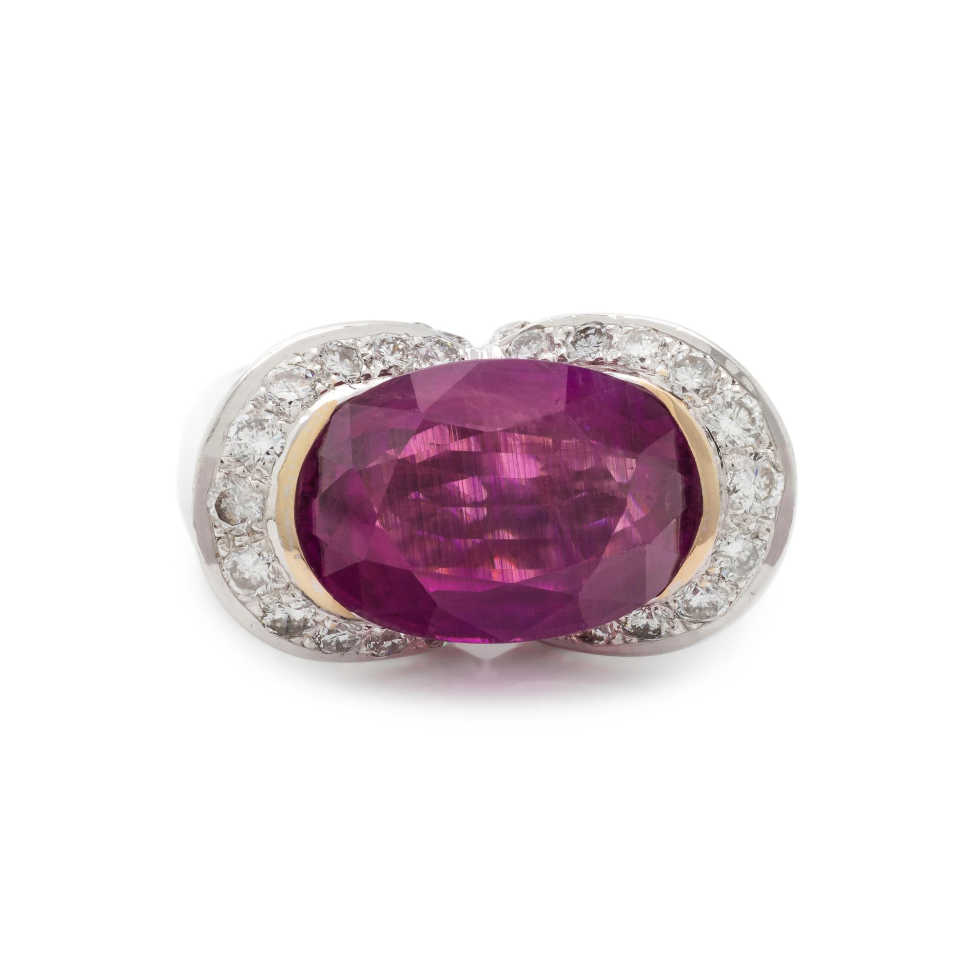 RUBY AND DIAMOND RING
