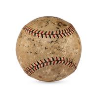 A 1931 World Series Umpiring Crew Signed Autograph Baseball Featuring Bill Klem and Bill McGowan (JSA Letter of Authenticity),