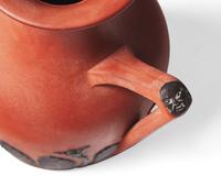 A Pair of Wedgwood Rosso Antico "Bat Wing" Portland Vases