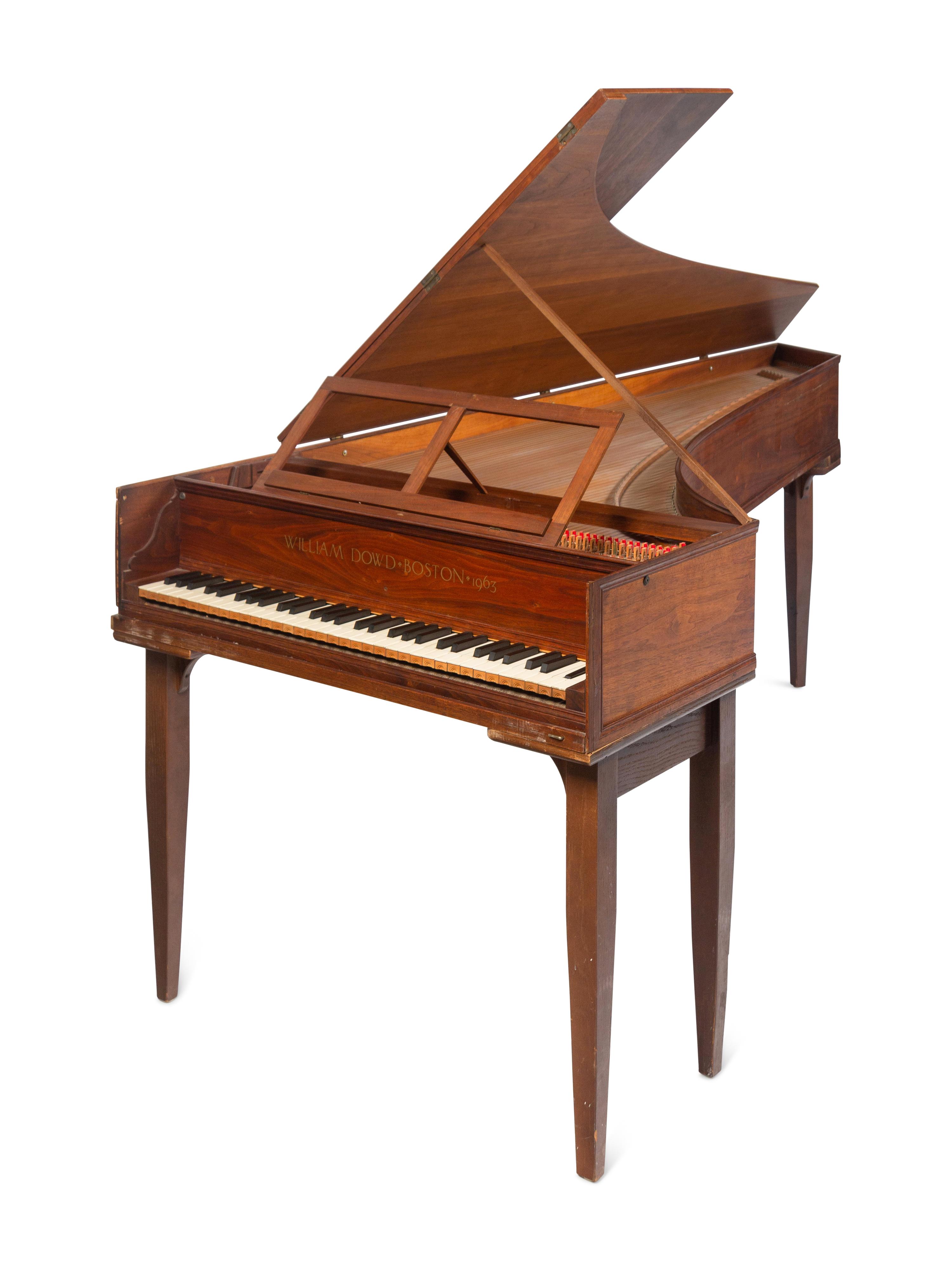 A William Dowd Walnut Harpsichord