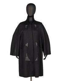 Ralph Rucci, Cashmere and Alligator Skin Coat