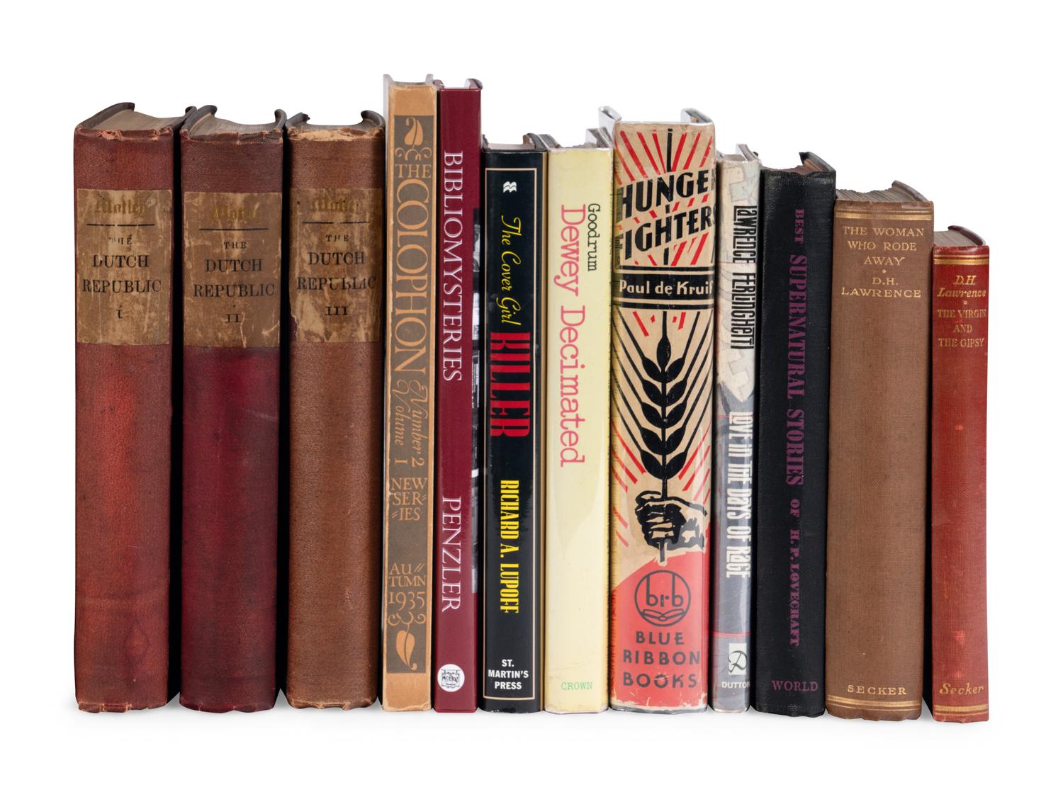 [LITERATURE]. A group of 11 titles, comprising: