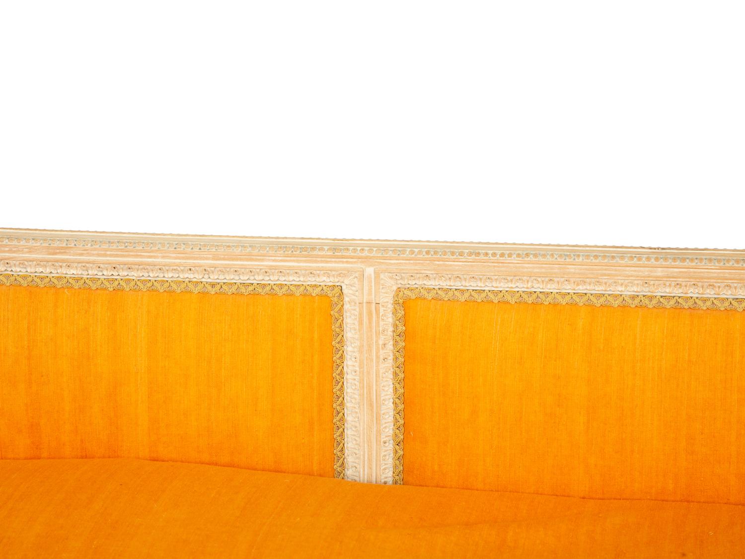 A Louis XVI Grey-Painted Sofa